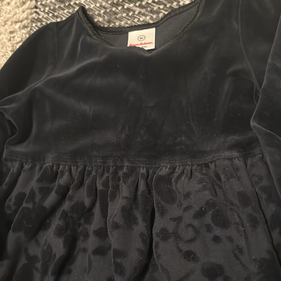 Beautiful Hanna Anderson velour dress - Picture 2 of 3